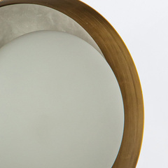 Kinkiet LED Alonso - Vintage mosiądz