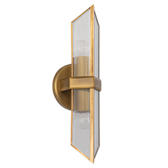 Kinkiet Cairo - 2 źródła światła - Vintage mosiądz