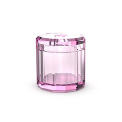 KRISTALL Pudełko na chusteczki Decor Walther Różowy