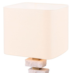 Lampa stołowa Amber L rough marble incl shade