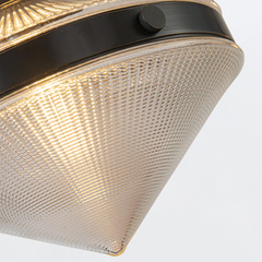 Lampa wyspowa Willard - 2 źródła światła - Miejski brąz