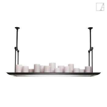 Lampa wisząca Authentage Bellefeu royal prostokątna