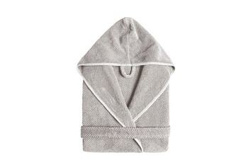 Szlafrok Kąpielowy Graccioza Bee Waffle (Z Kapturem) S Silver