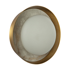 Kinkiet LED Alonso - Vintage mosiądz