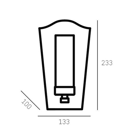 Kinkiet DUBLIN W01162BZ