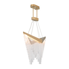 Żyrandol Vivien - Szczotkowane złoto