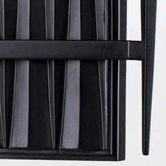 Kinkiet Crest - 2 źródła światła - Matowa czerń