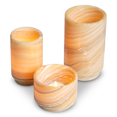 Zestaw 3 świeczników typu tealight Leonidas Eichholtz