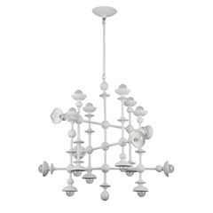 Żyrandol Cadence - 18 źródeł światła - Antyczna biel