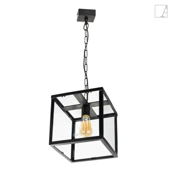 Lampa wisząca Authentage Vitrine latarnia - 1 źródło światła