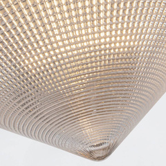 Mały plafon Willard - 1 źródło światła - Vintage mosiądz