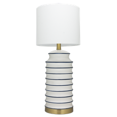 Lampa stołowa COASTAL T01026BR-WH