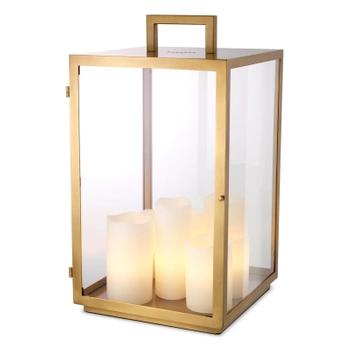 Lampa stołowa Eichholtz Debonair z wykończeniem w kolorze antycznego mosiądzu