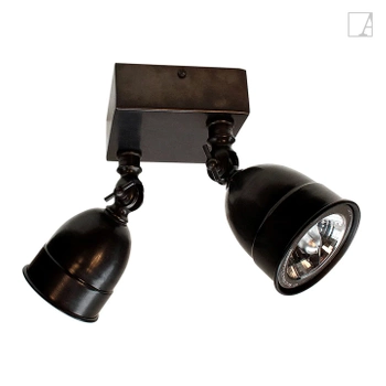 Lampa kierunkowa Authentage Poire na kwadratowej podstawie - średnia