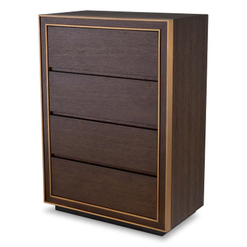 Komoda Eichholtz Camelot Duża brown oak veneer