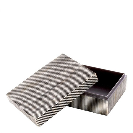 Pudełko Eichholtz Lucille S czarno-białe