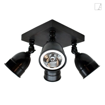 Lampa kierunkowa Authentage Poire na kwadratowej podstawie - duża