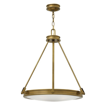 LAMPA WISZĄCA COLLIER - POSTARZANY MOSIĄDZ - ELSTEAD - MY HONEY HOME