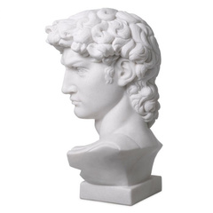 Dekoracja David white marble