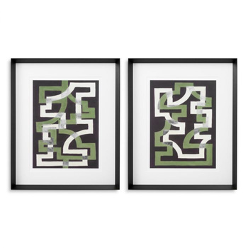 Plakat Eichholtz Window Trellis – Michael Willett, zestaw 2