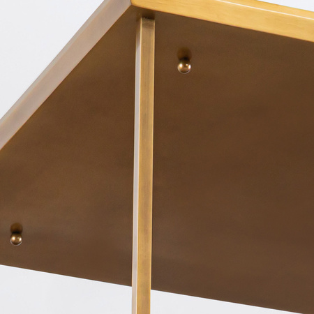 Półplafon Cairo - 4 źródła światła - Vintage mosiądz