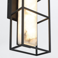 Średni kinkiet Blakley - 1 źródło światła - Matowa czerń