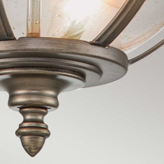 Plafon Halleron - 3 źródła światła - Oksydowany brąz