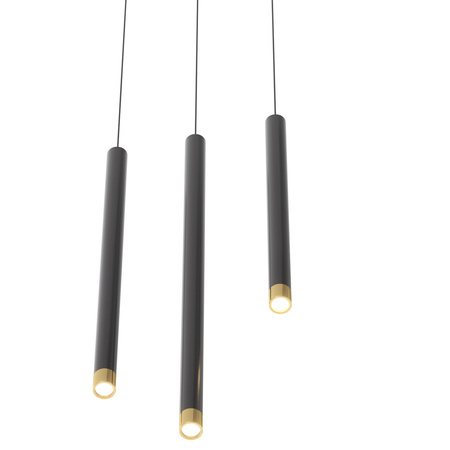 Lampa wisząca Q I Nero / Gold 50