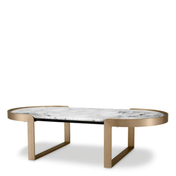 Stolik kawowy Eichholtz Fabio brushed brass finish