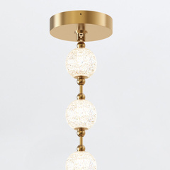 Lampa wisząca LED Marni - Naturalny mosiądz