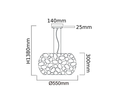 Lampa wisząca Carera Cromo Orlicki Design