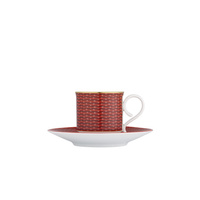 Filiżanka do espresso ze spodkiem CARLO/TESSUTO FÜRSTENBERG