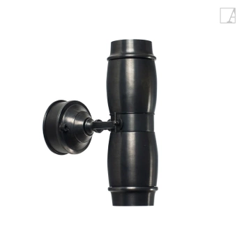 Lampa ścienna Authentage Micro up & down na okrągłej podstawie