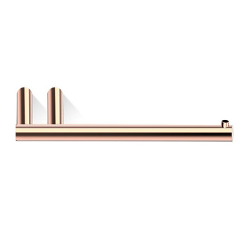 MIKADO Uchwyt na papier toaletowy pojedynczy Różowy złoty