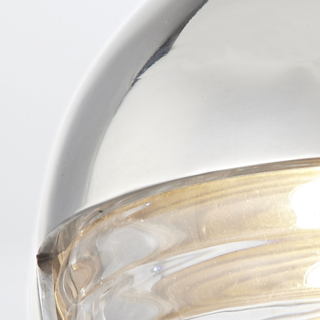 Mały kinkiet LED Palais - Polerowany nikiel