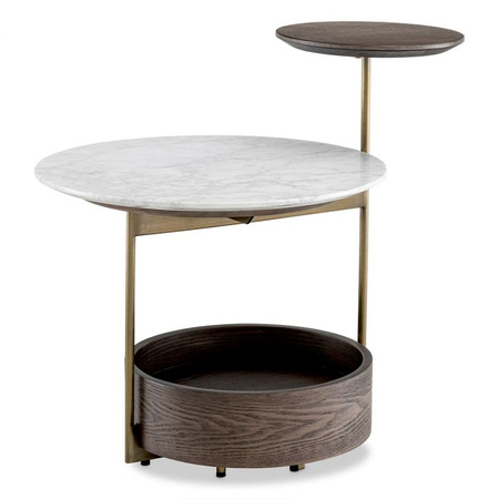 Stolik boczny Eichholtz Faye brushed brass finish