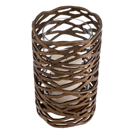 Świecznik Eichholtz Lanai L vintage brass finish