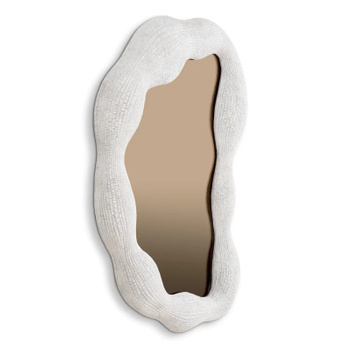 Lustro Eichholtz Genta S w białym wykończeniu