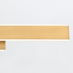 Lampa wyspowa Cameno - Szczotkowane złoto