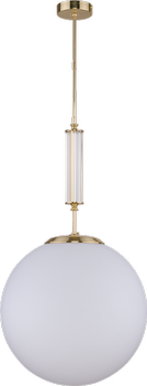 LAMPA WISZĄCA - ARTU GLASS - MOSIĄDZ POLEROWANY  - KUTEK MOOD - MY HONEY HOME