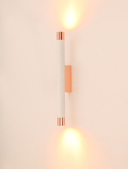 Kinkiet Q Parette Bianco / Rose Gold Orlicki Design
