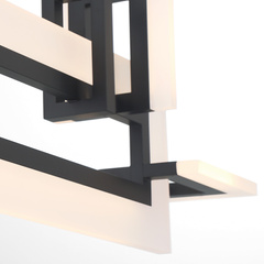 Mała lampa wyspowa Inizio - Matowa czerń