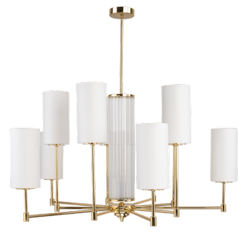 LAMPA WISZĄCA EMPOLI - POLEROWANY MOSIĄDZ - KUTEK MOOD - MY HONEY HOME