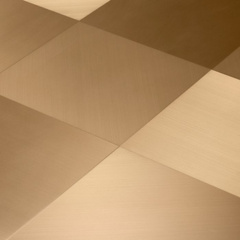 Stolik boczny Laporte wykończenie ze szczotkowanego mosiądzu