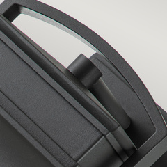 Średnia latarnia naścienna Byron - 1 źródło światła - Grafitowy