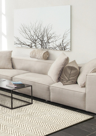 DYWAN LUNO - BEŻOWY - 160X230CM - FARGOTEX - MY HONEY HOME