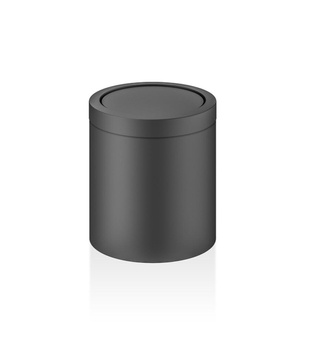 Kosz na papier z pokrywą obrotową Decor Walther Czarny mat