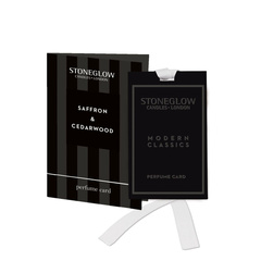 PERFUMOWANA KARTA MODERN CLASSICS SAFFRON&CEDARWOOD - STONEGLOW - MY HONEY HOME