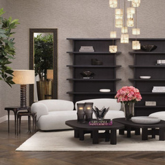 Stolik boczny Deacon black nickel finish