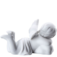 Anioł duży leżący na chmurce